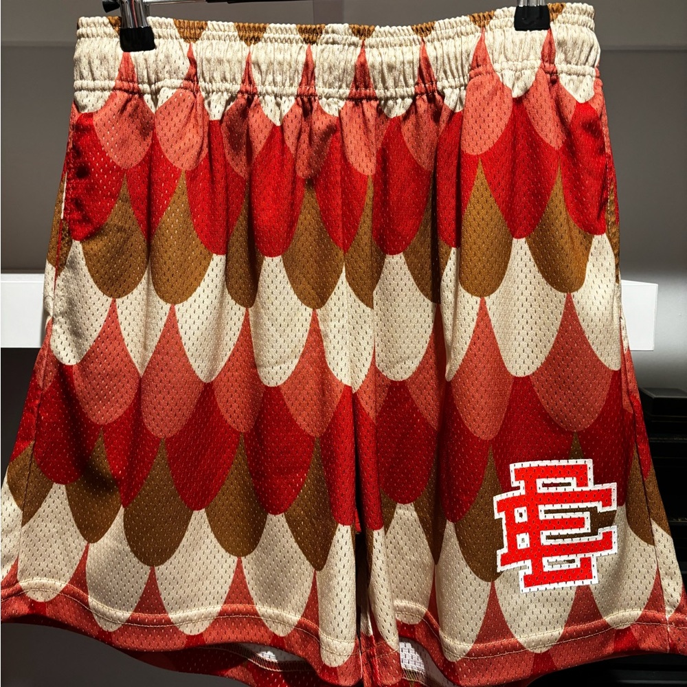 Eric Emanuel orange shorts size L brand new